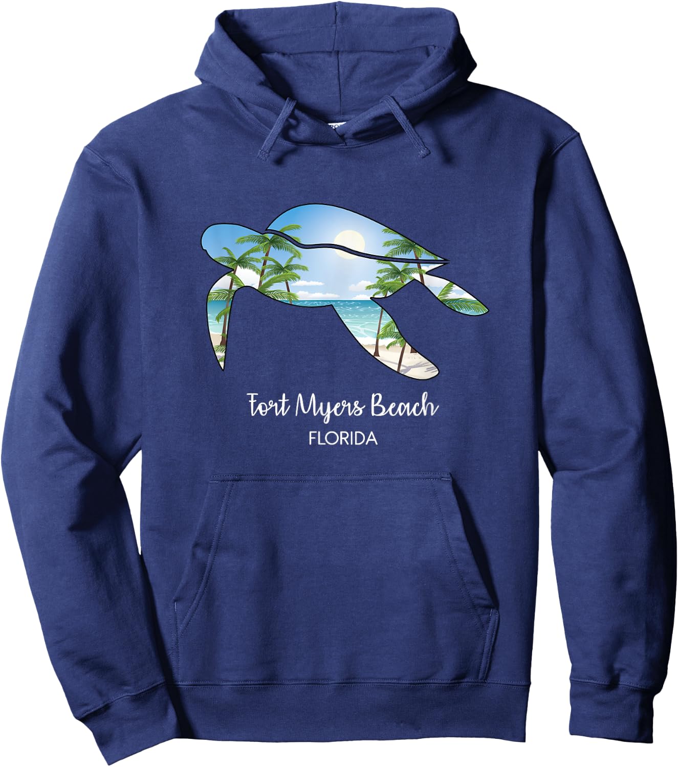 Fort Myers Beach Souvenir or Group Vacation Gift Hoodie - Hoodie | Navy