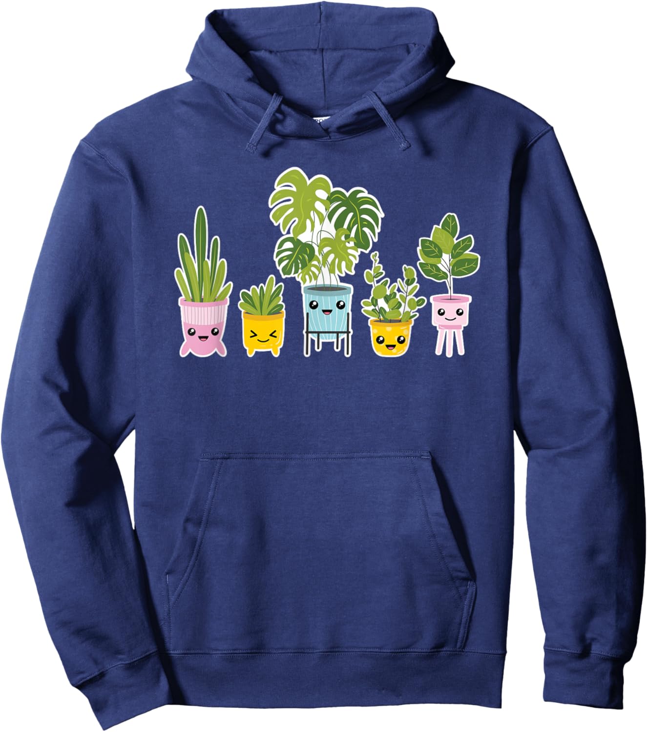Funny Plant Merch Clothes Women Kids Kawaii Plants Succulent Gardener Plant Lover Hoodie - Hoodie | Navy