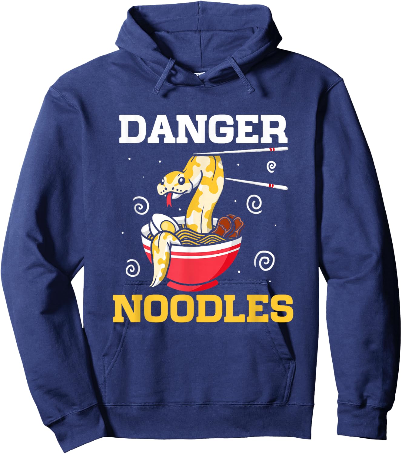 Danger Noodles Snake Owner Ball Python Reptile Snakes Hoodie - Hoodie | Navy