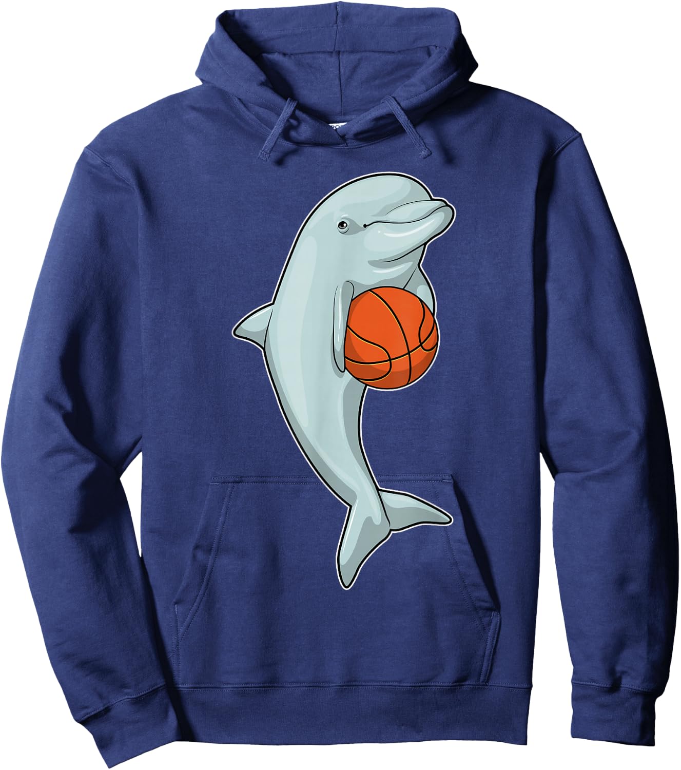 Dolphin Basketball player Basketball Sports Hoodie - Hoodie | Navy