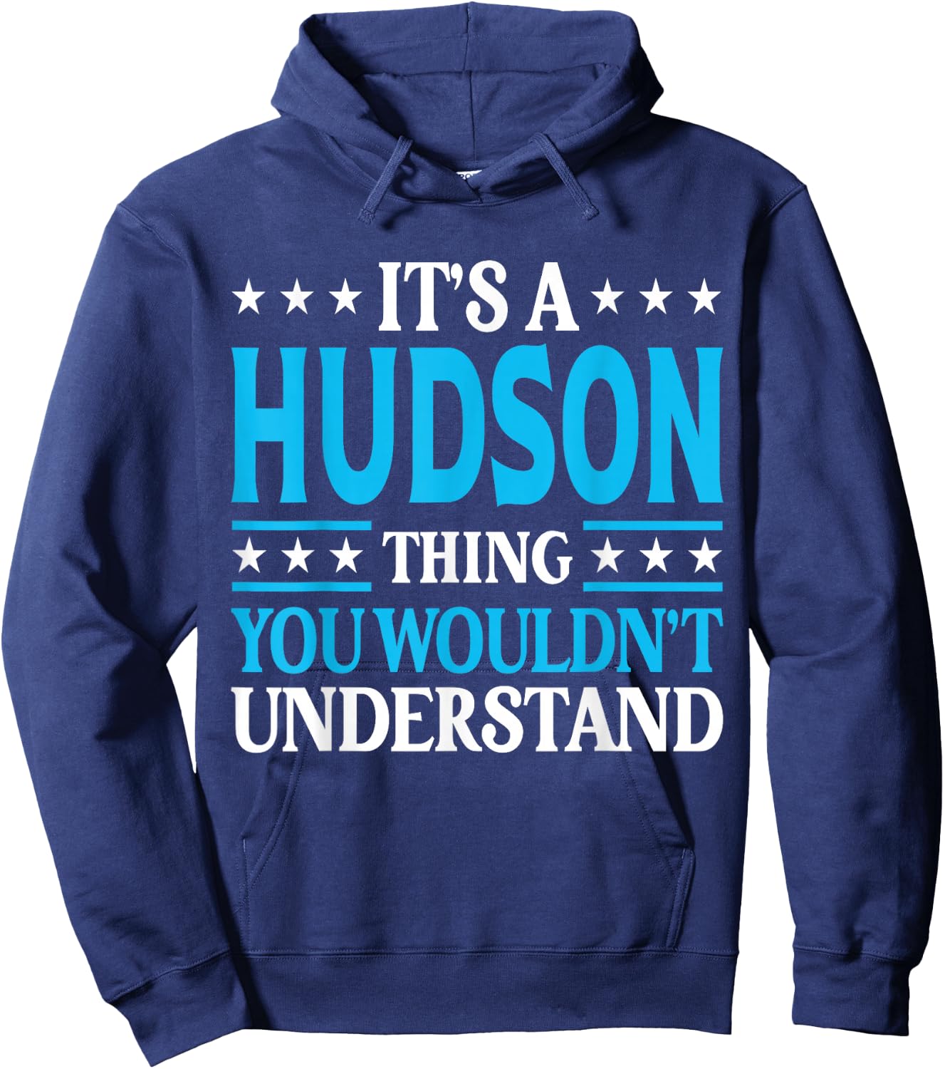 Hudson Thing Personal Name Hoodie - Hoodie | Navy
