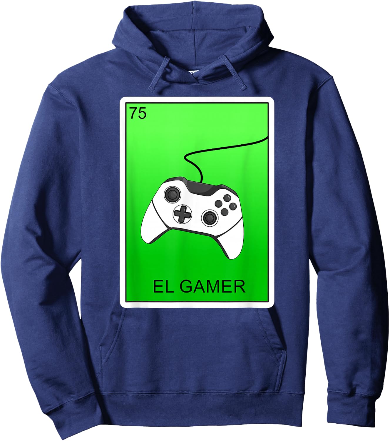 El Gamer Video Gaming Card Mexican Lottery Card El Gamer Hoodie - Hoodie | Navy
