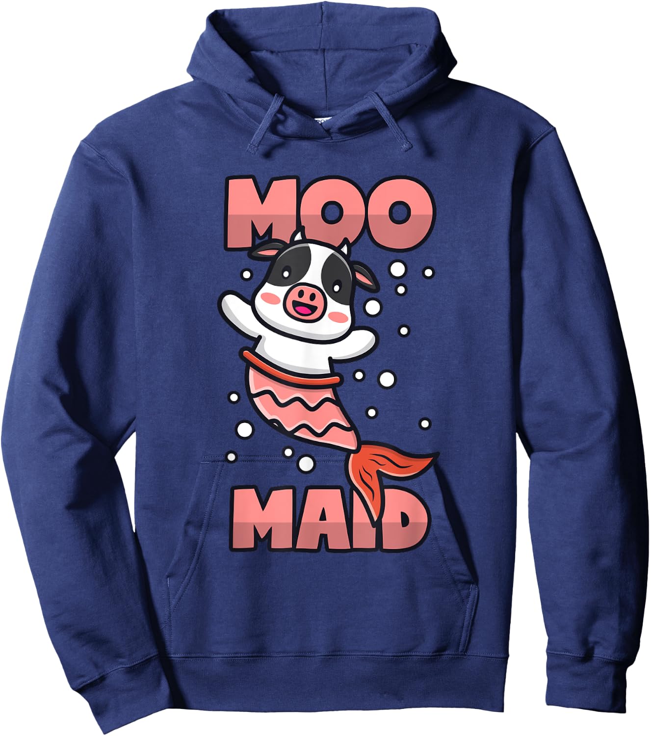 Mermaid Cow Hoodie - Hoodie | Navy