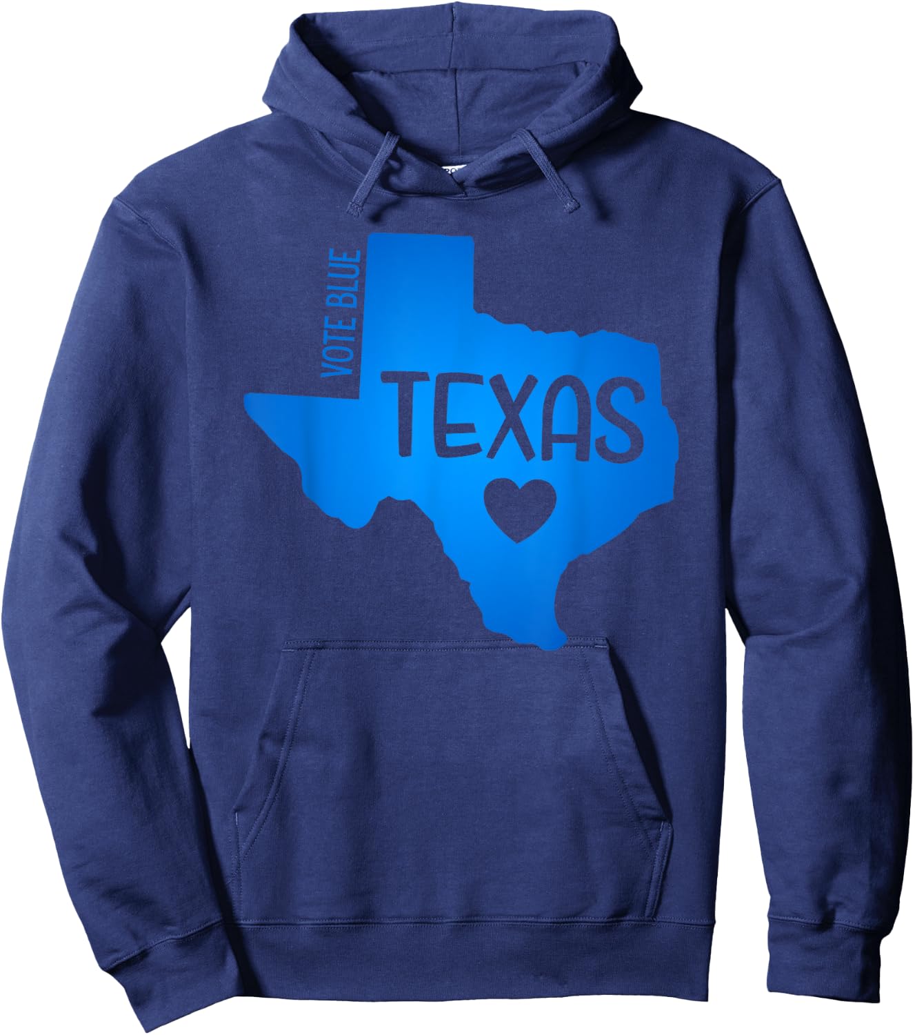 Vote Blue Texas Democrat Pro Choice Women Rights Hoodie - Hoodie | Navy
