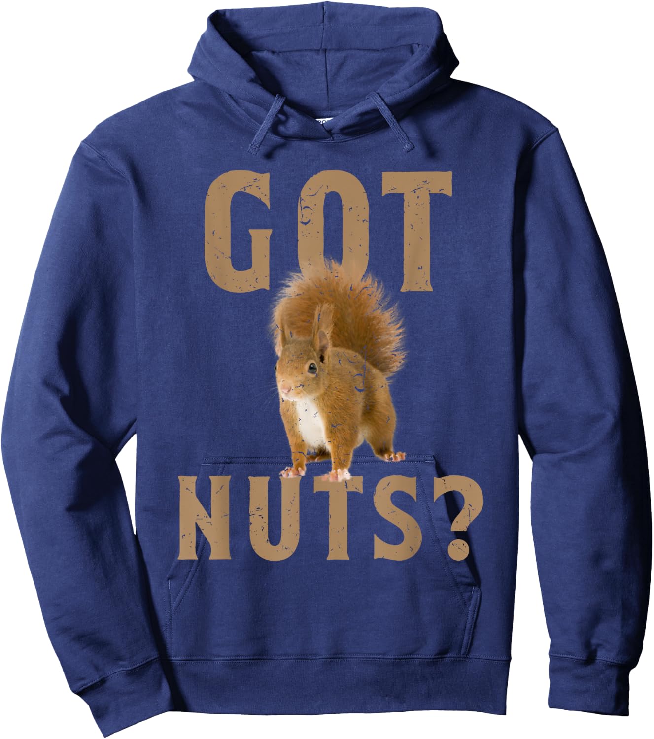 Squirrel Funny Animal Lover Got Nuts Hoodie - Hoodie | Navy