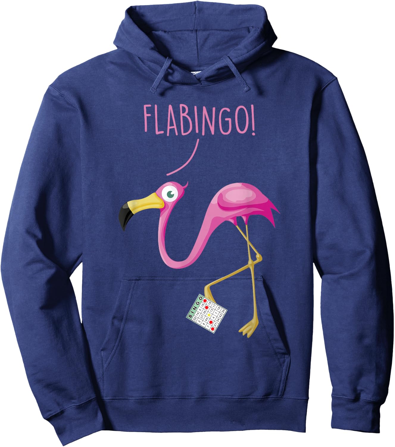 Flabingo! Lucky Player Bingo Player Bingo Addict Hoodie - Hoodie | Navy