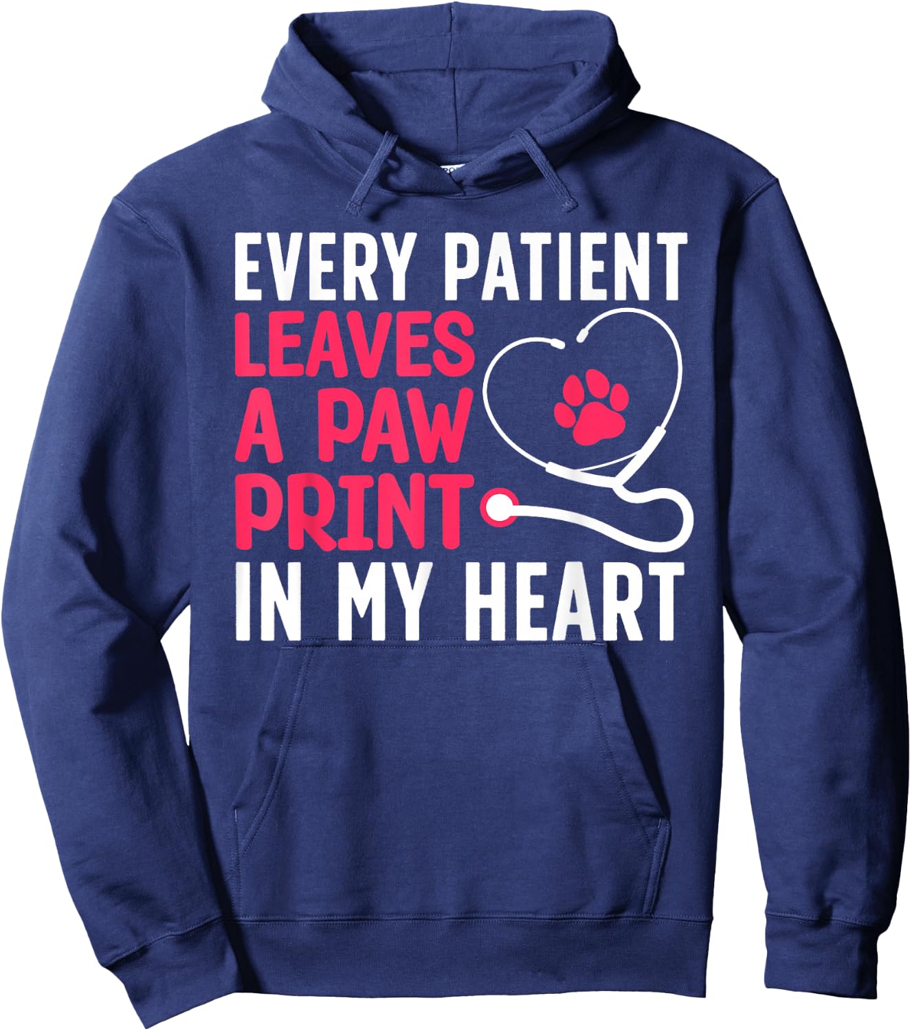 Funny Veterinarian Art Women Pet Veterinary Lovers Hoodie - Hoodie | Navy