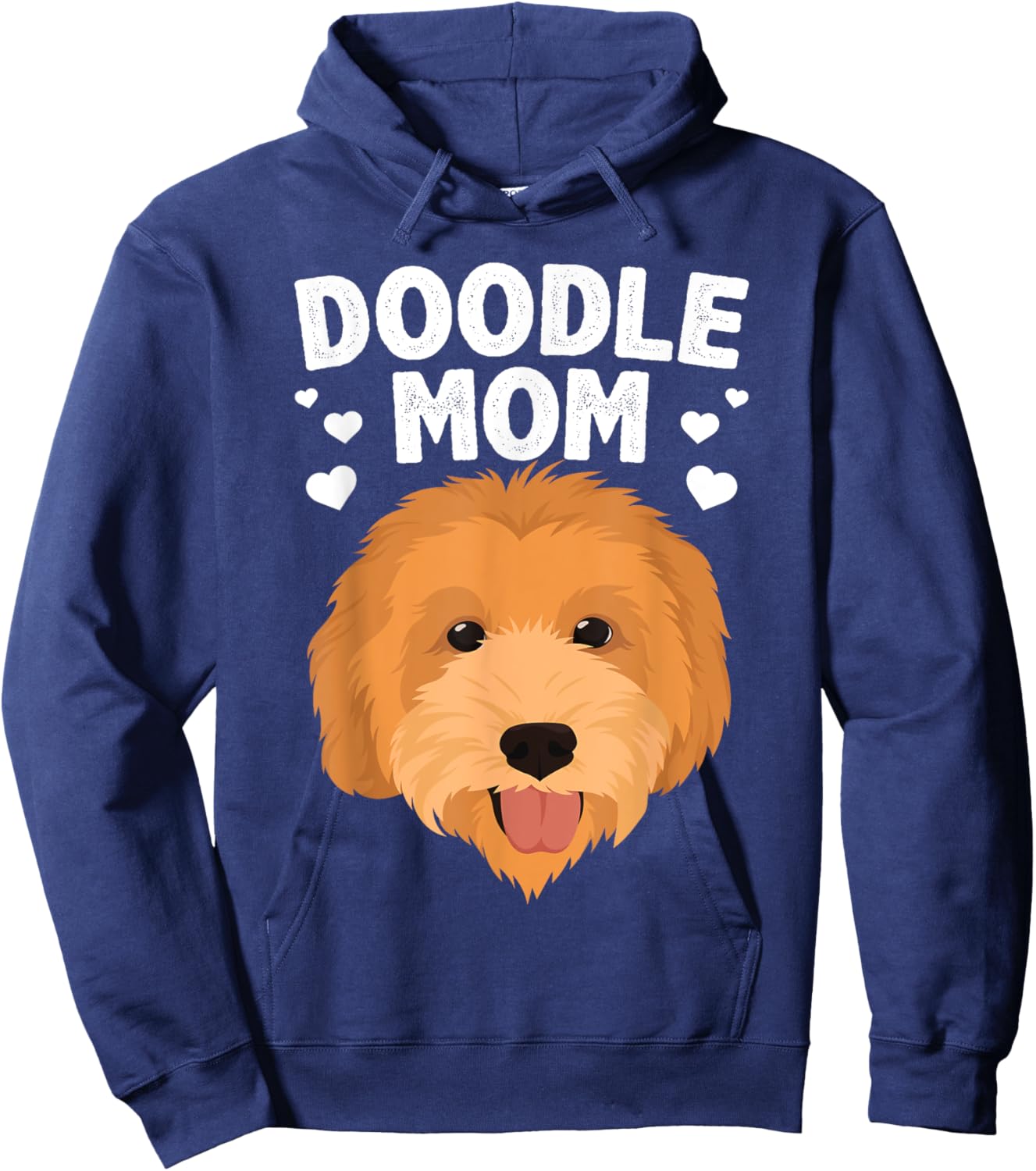 Cool Doodle Mom Girls Mama Golden Doodle Dog Owner Hoodie - Hoodie | Navy