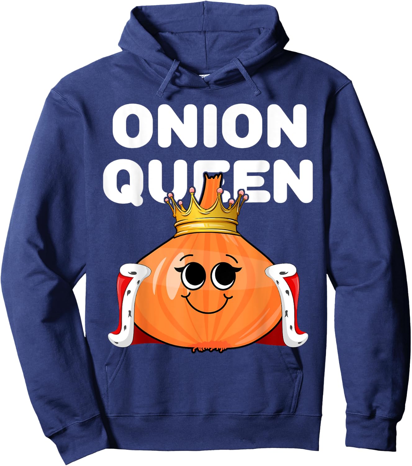 Onion Queen | Onion | Girls Onion Hoodie - Hoodie | Navy