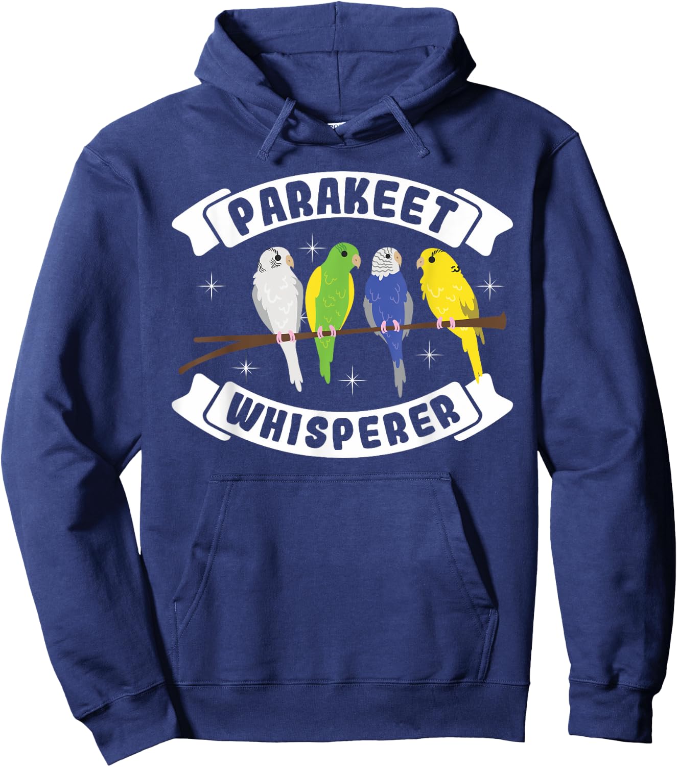 Parakeet Whisperer Hoodie - Hoodie | Navy