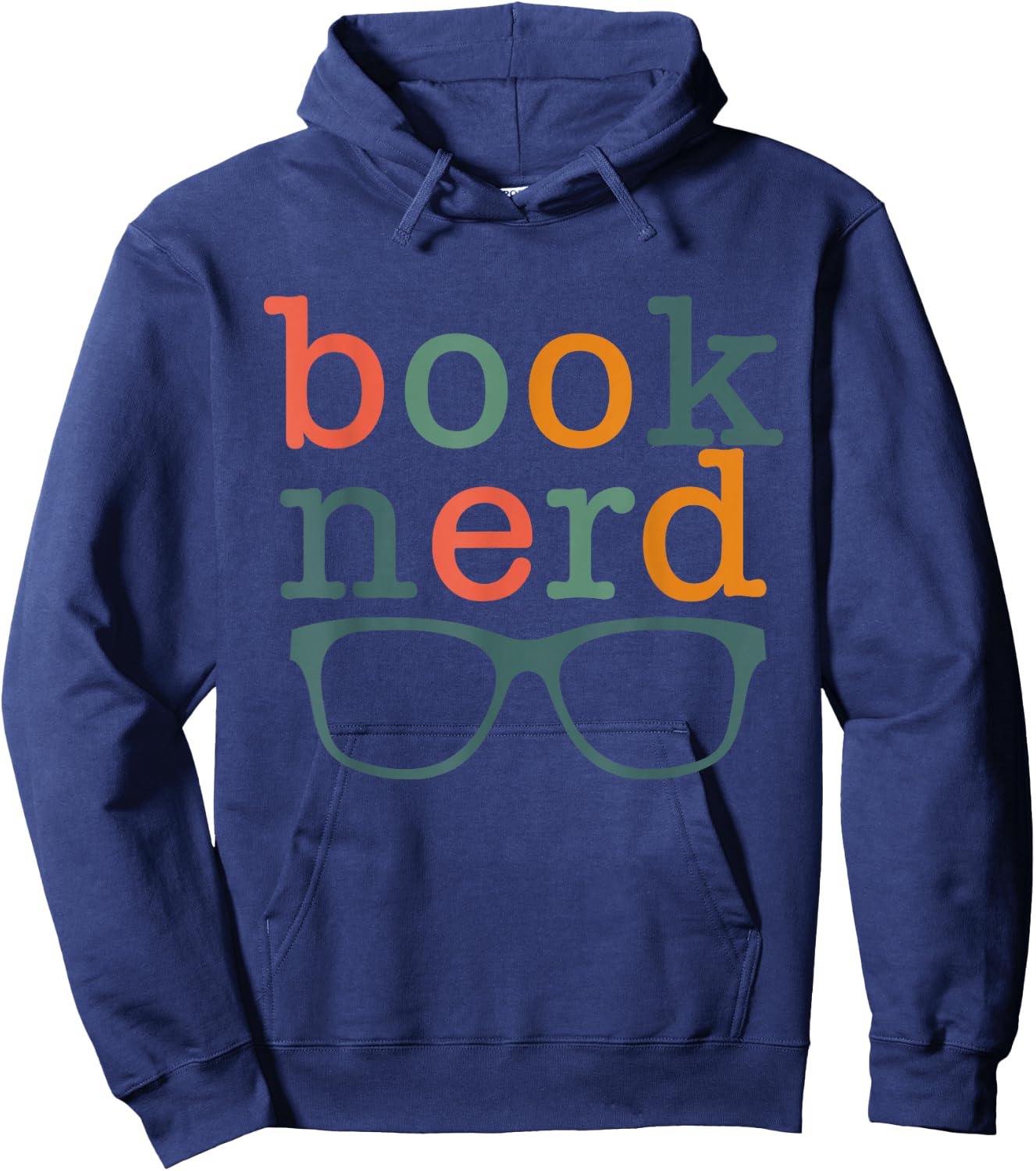 Funny Book Nerd - Cute Bookworm & Library Gift Hoodie - Hoodie | Navy