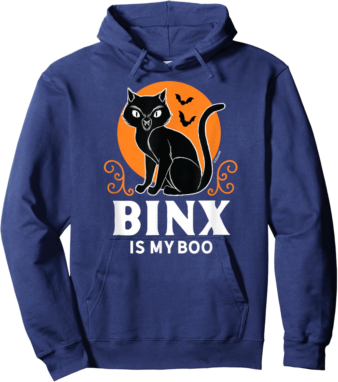 Hocus Pocus - Binx is My Boo Hoodie - Hoodie | Navy