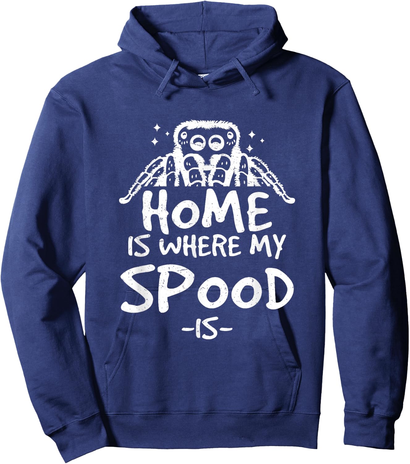 Classic Jumping Spider Spooder For A Salticidae Spood Owner Hoodie - Hoodie | Navy