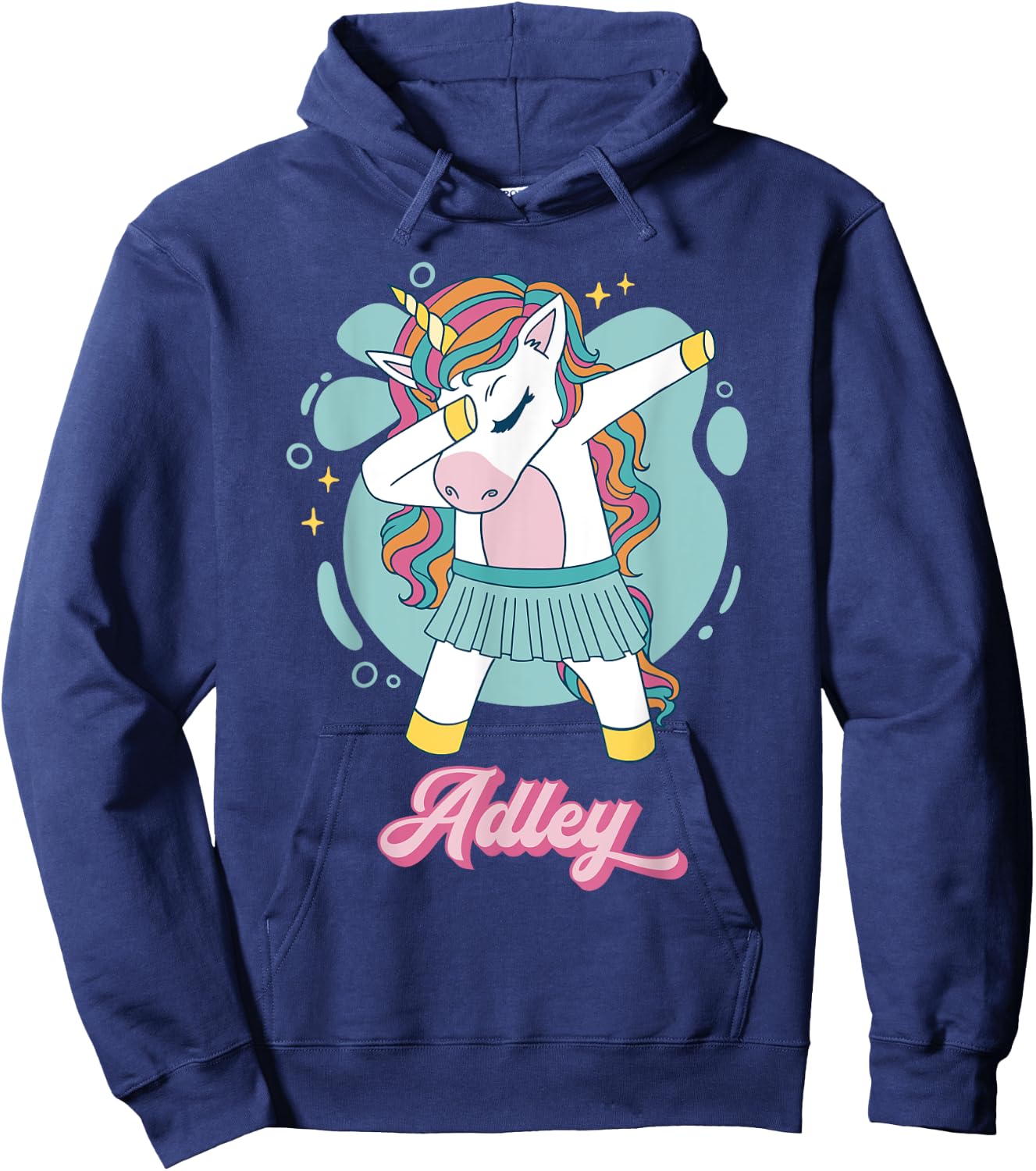 Adley Merch Unicorn Design Hoodie - Hoodie | Navy