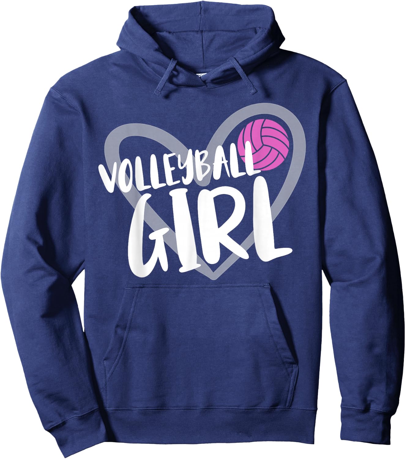 Volleyball Girl Hoodie - Hoodie | Navy