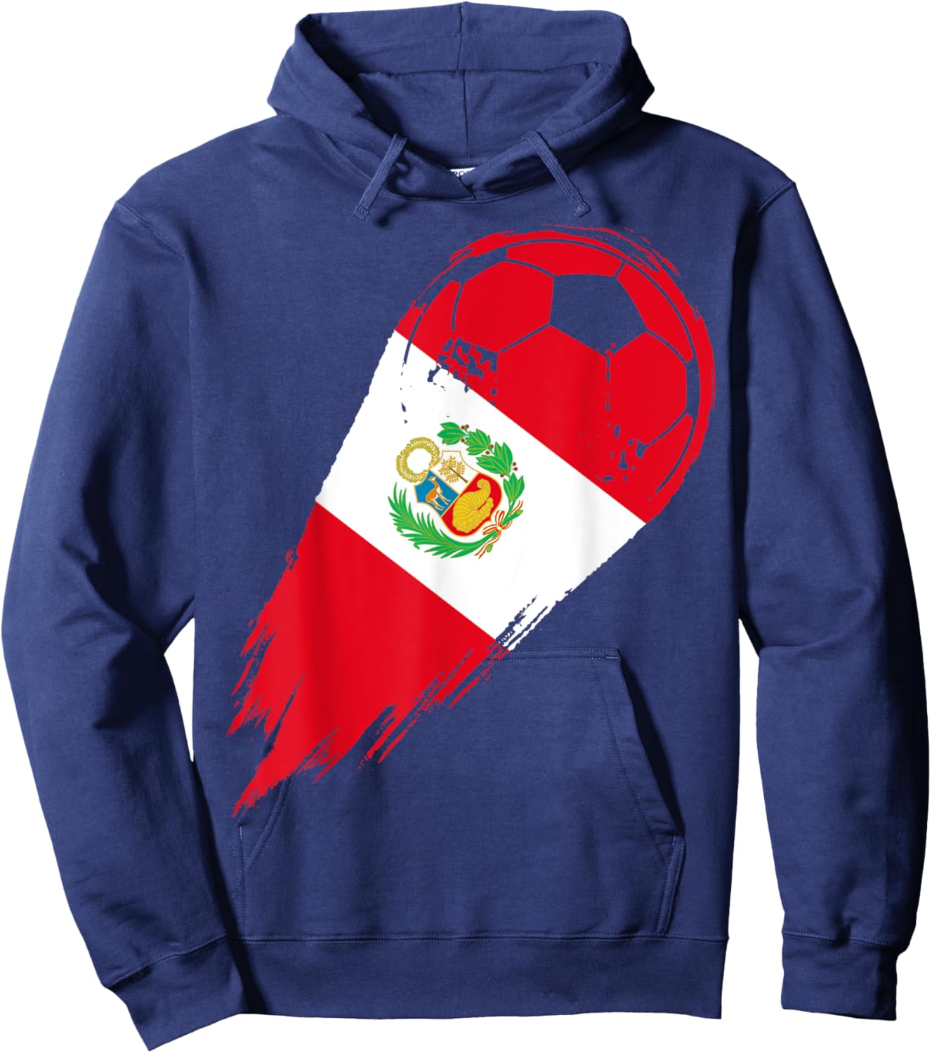 Soccer Player of Pride Peru Hoodie - Hoodie | Navy