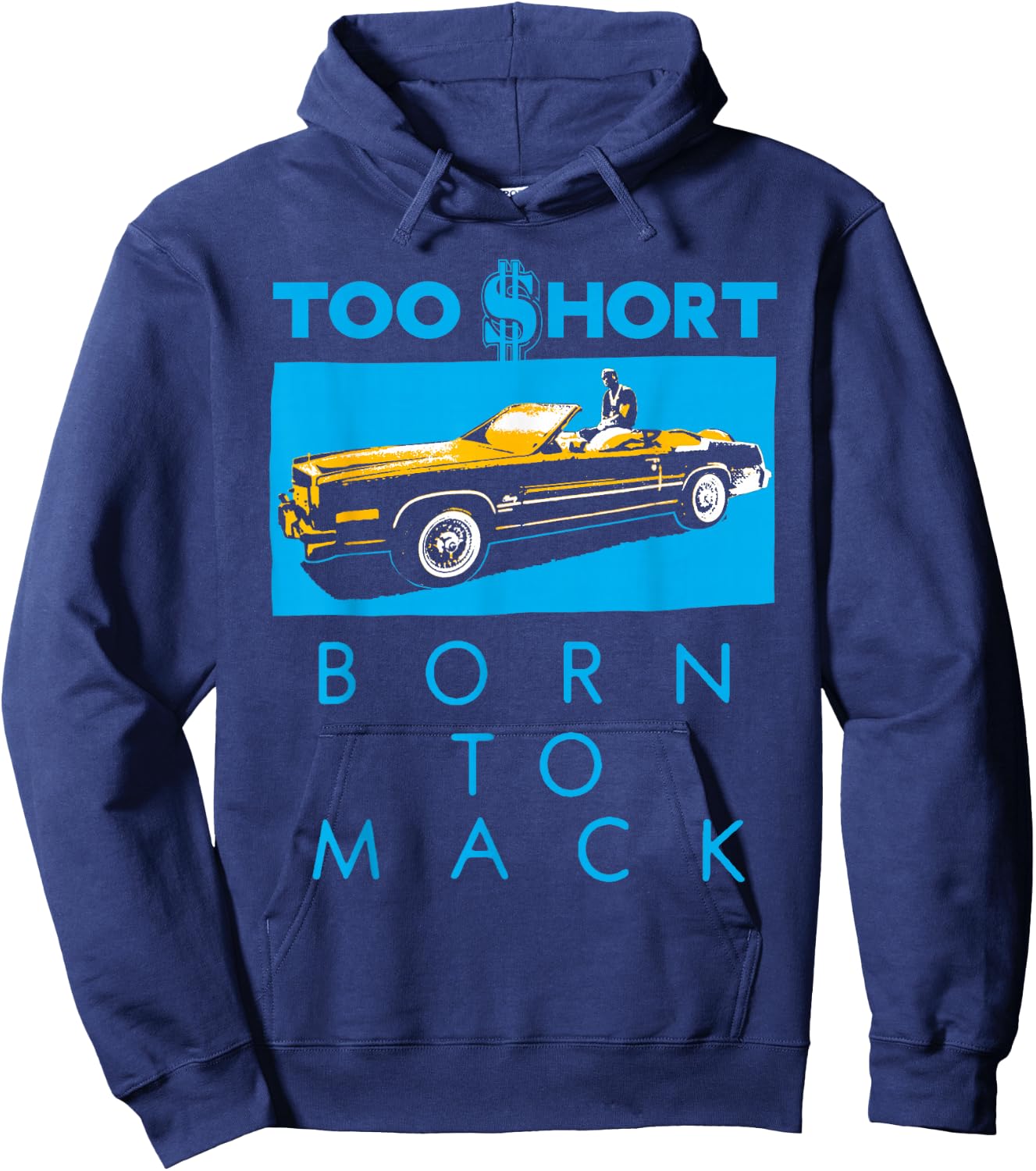 Too Short - Born To Mack Hi Contrast Hoodie - Hoodie | Navy