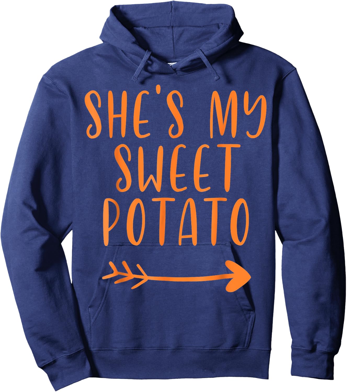 She's my sweet potato - I Yam Hoodie - Hoodie | Navy