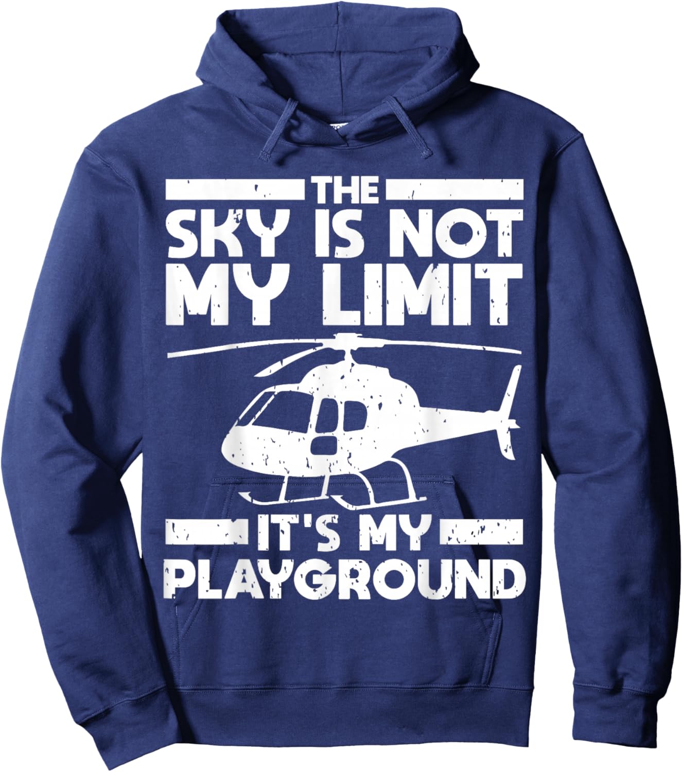 Funny Helicopter Pilot Chopper Aviation Lovers Quote Outfit Hoodie - Hoodie | Navy