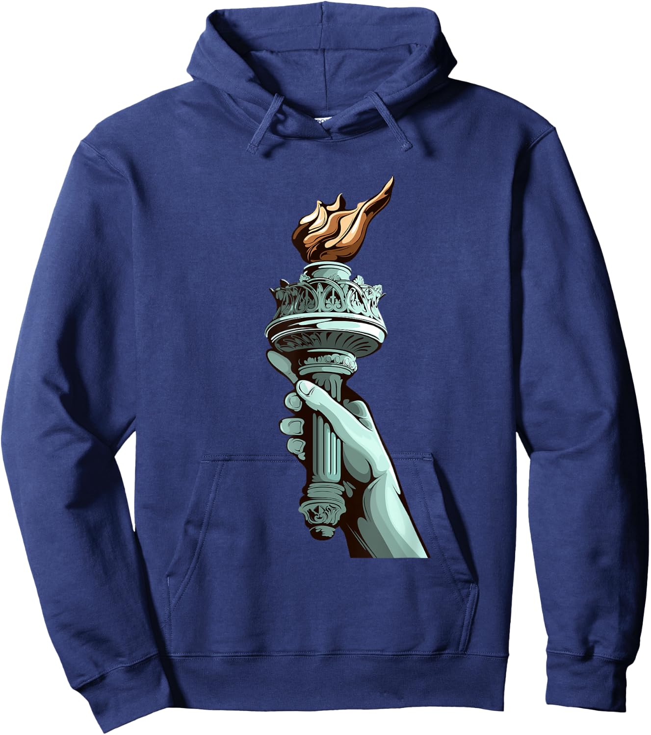 New York City Statue Of Liberty Freedom Cool Graphic Designs Hoodie - Hoodie | Navy