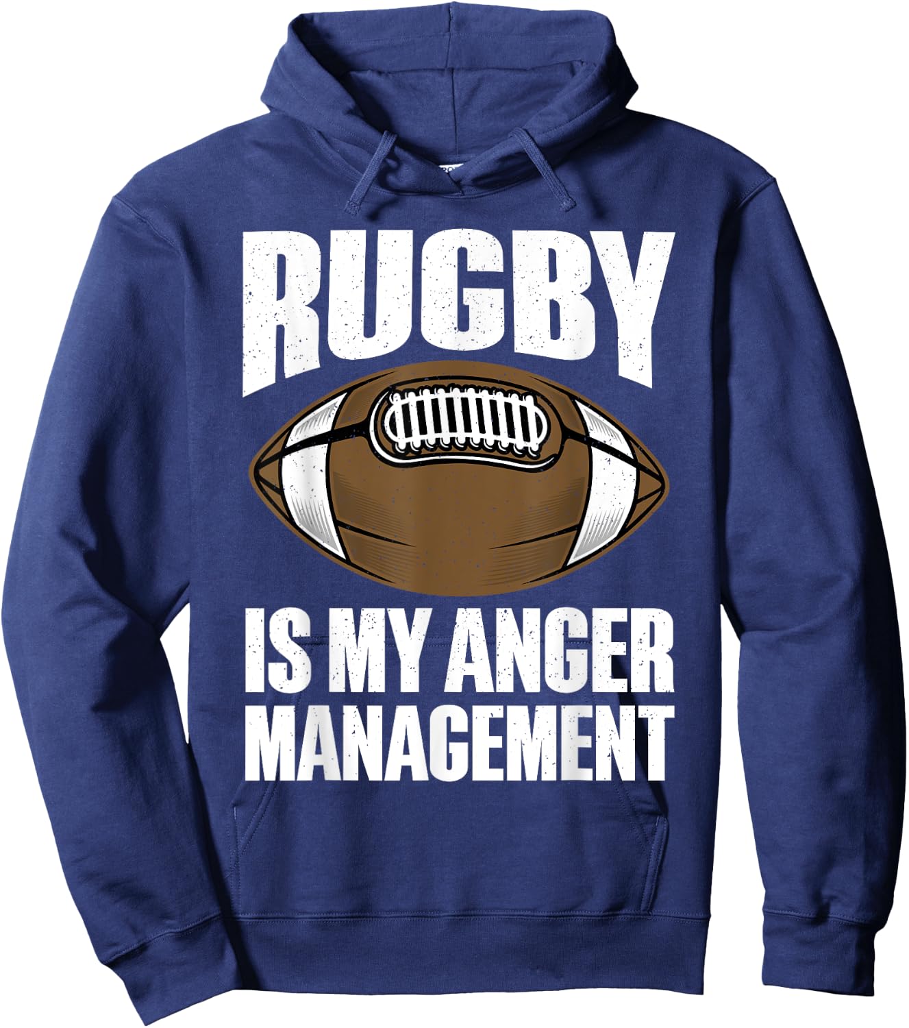 Funny Rugby Design Women Football Sport Rugby Player Hoodie - Hoodie | Navy