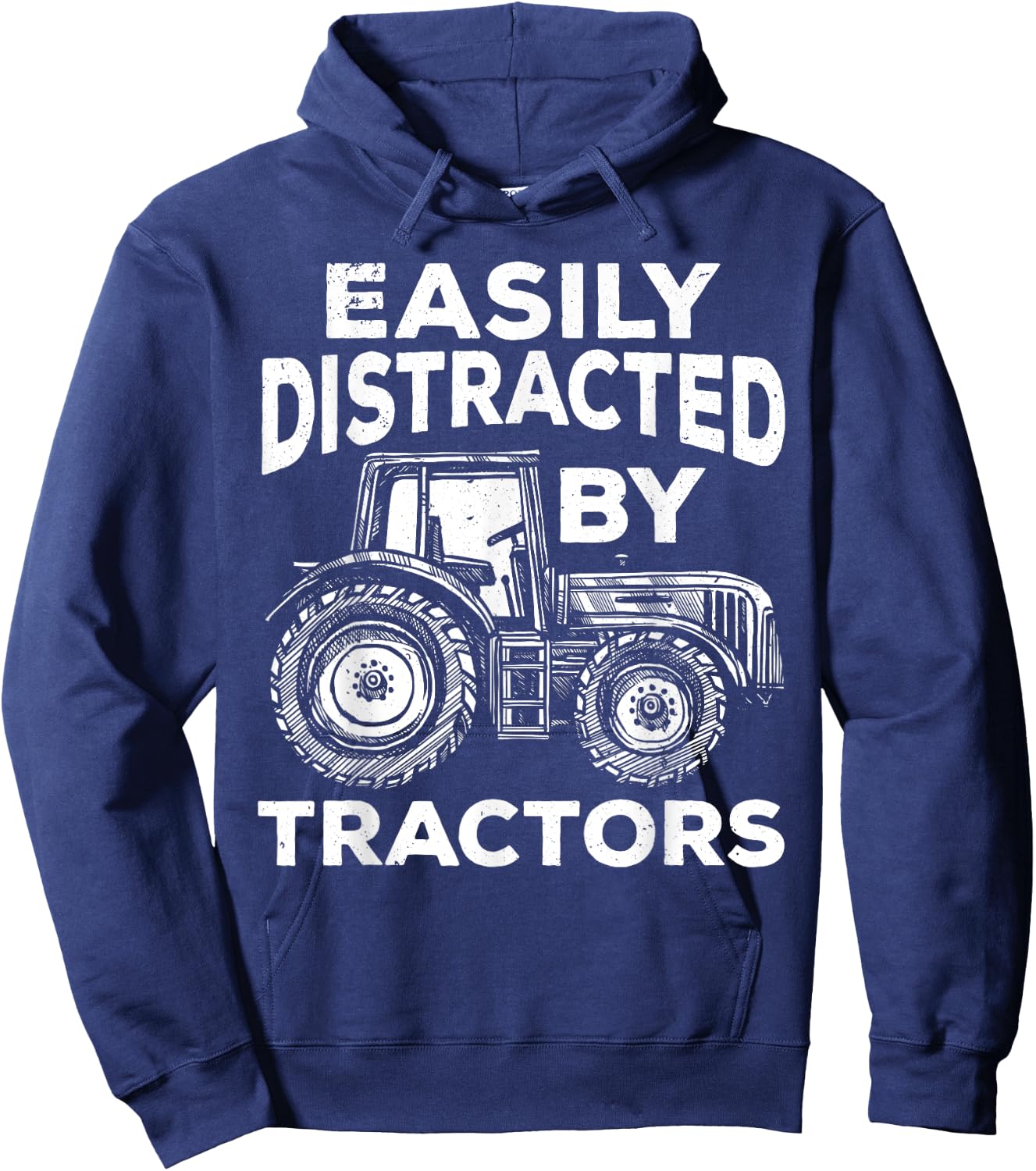 Tractor Art Women Farming Agriculture Farmer Truck Hoodie - Hoodie | Navy