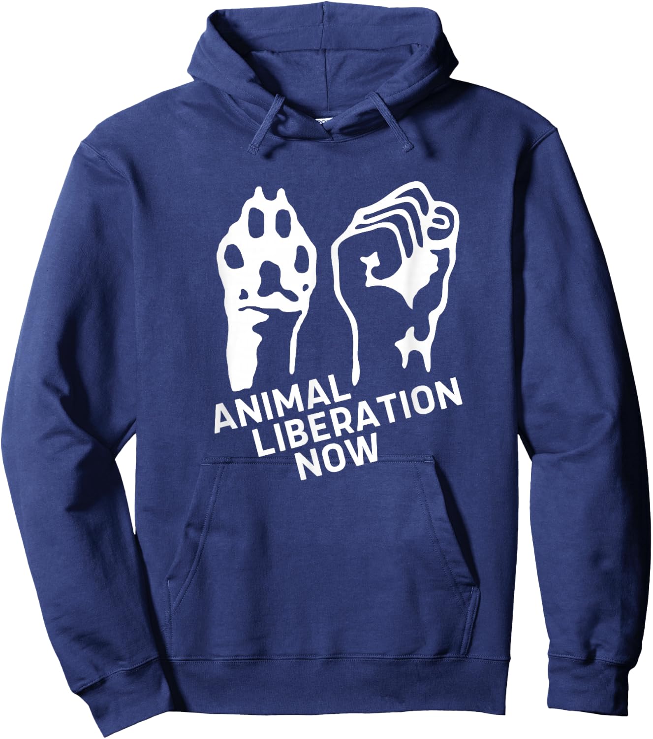 Animal Liberation Shirt, Animal Rights, Vegan Hoodie - Hoodie | Navy