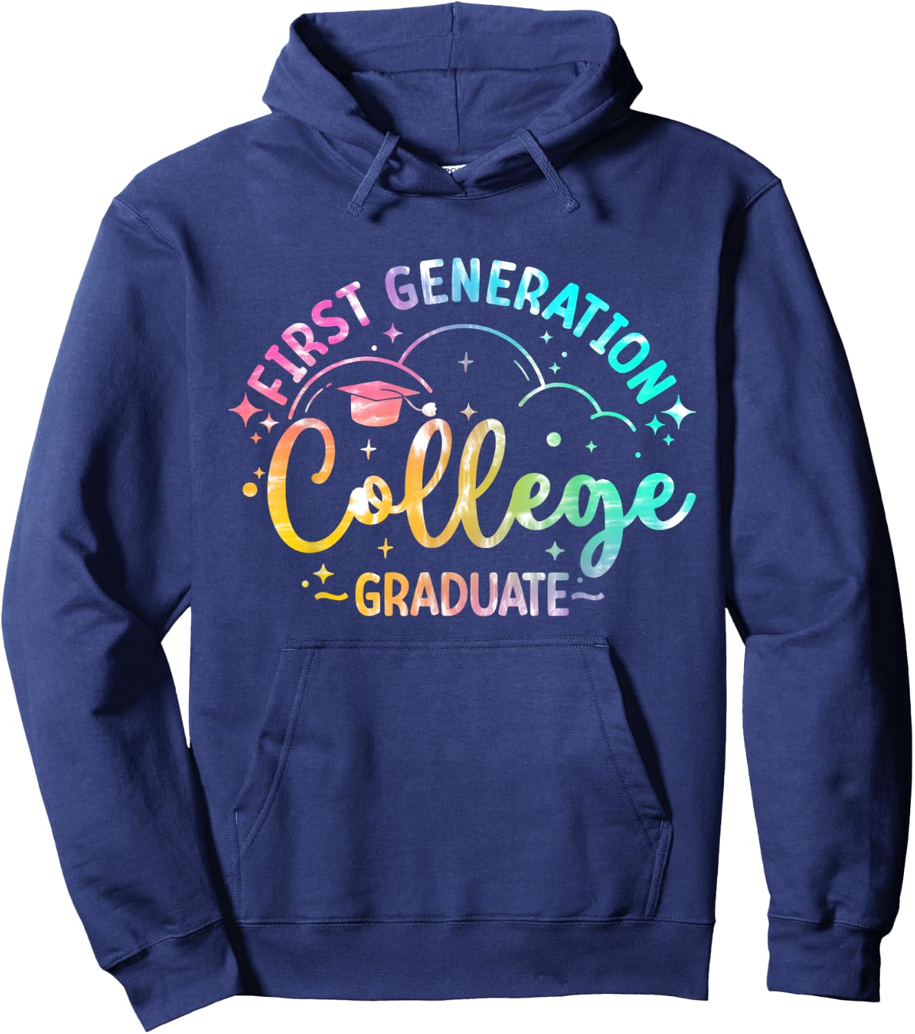 First Generation College Student First-Gen College Graduate Hoodie - Hoodie | Navy