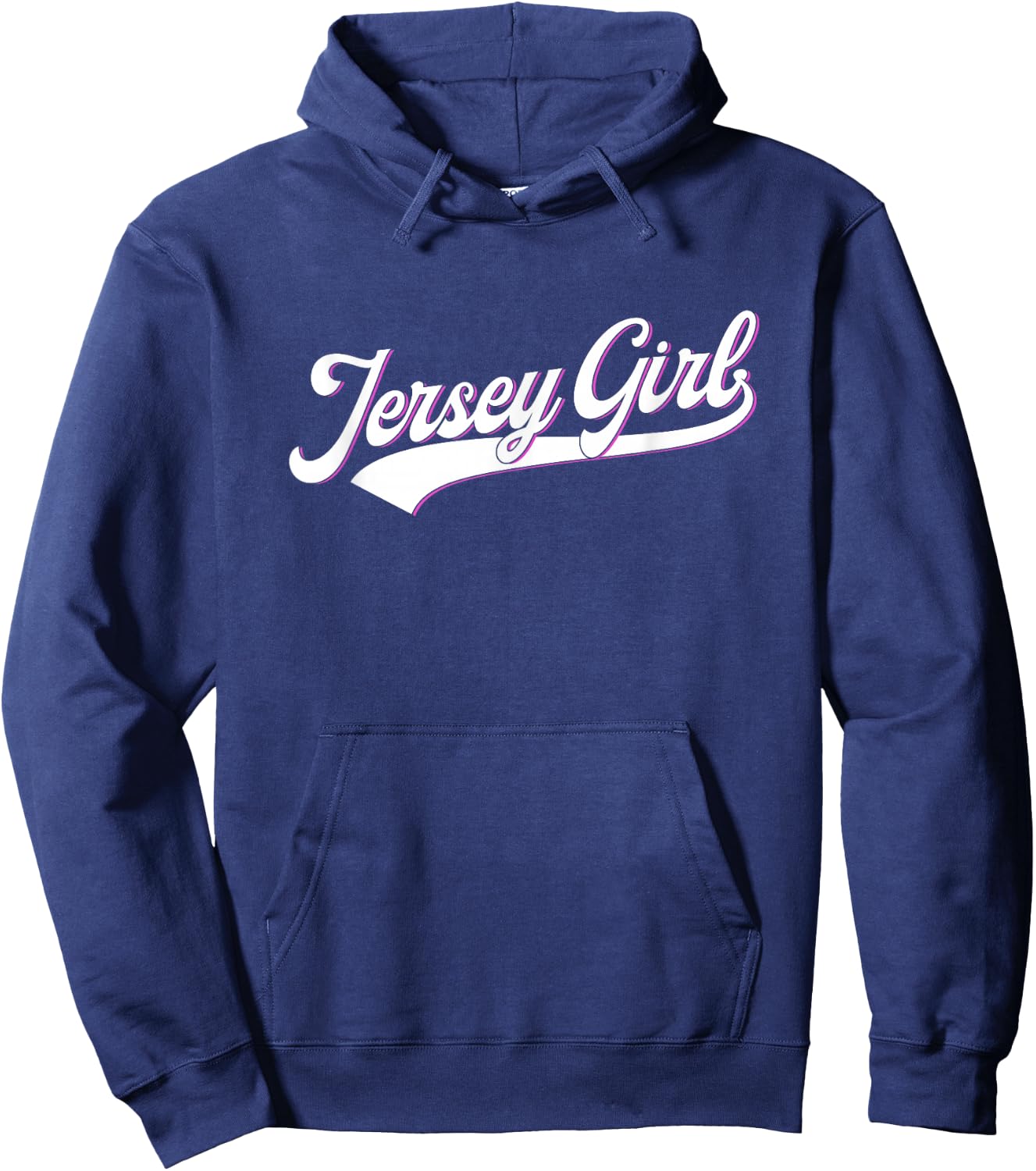 New Jersey State USA Jersey Girl for Girls, Women - Black, Small Hoodie - Hoodie | Navy