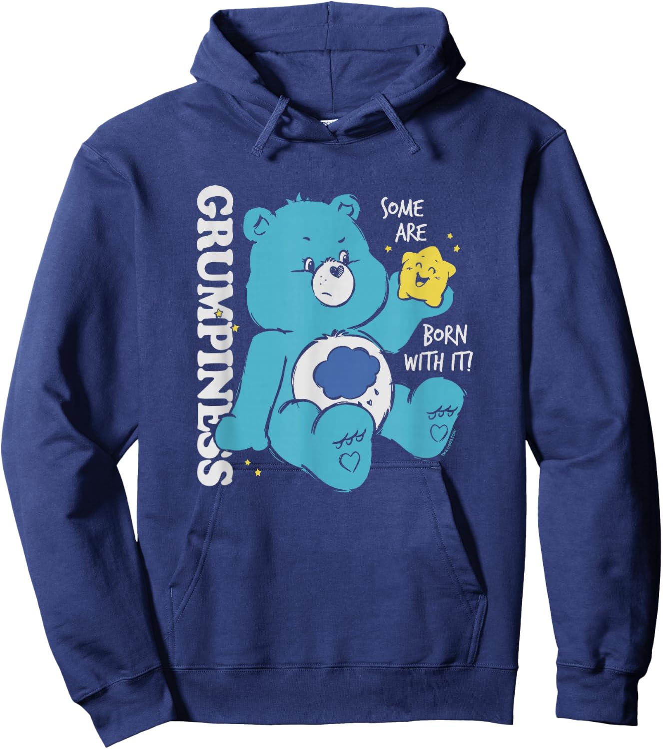Care Bears Grumpy Bear Grumpiness Some are Born with It! Hoodie - Hoodie | Navy