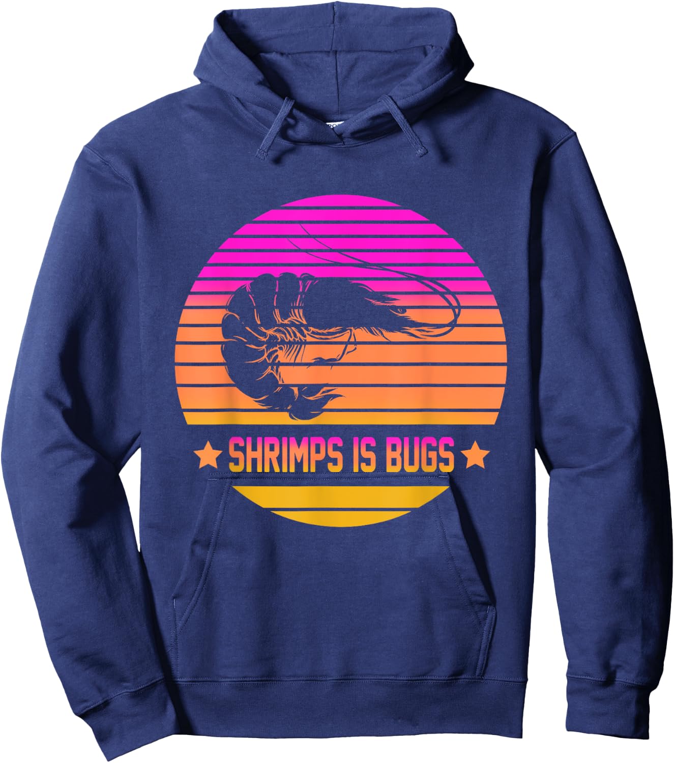 Shrimps Is Bugs Apparel Hoodie - Hoodie | Navy