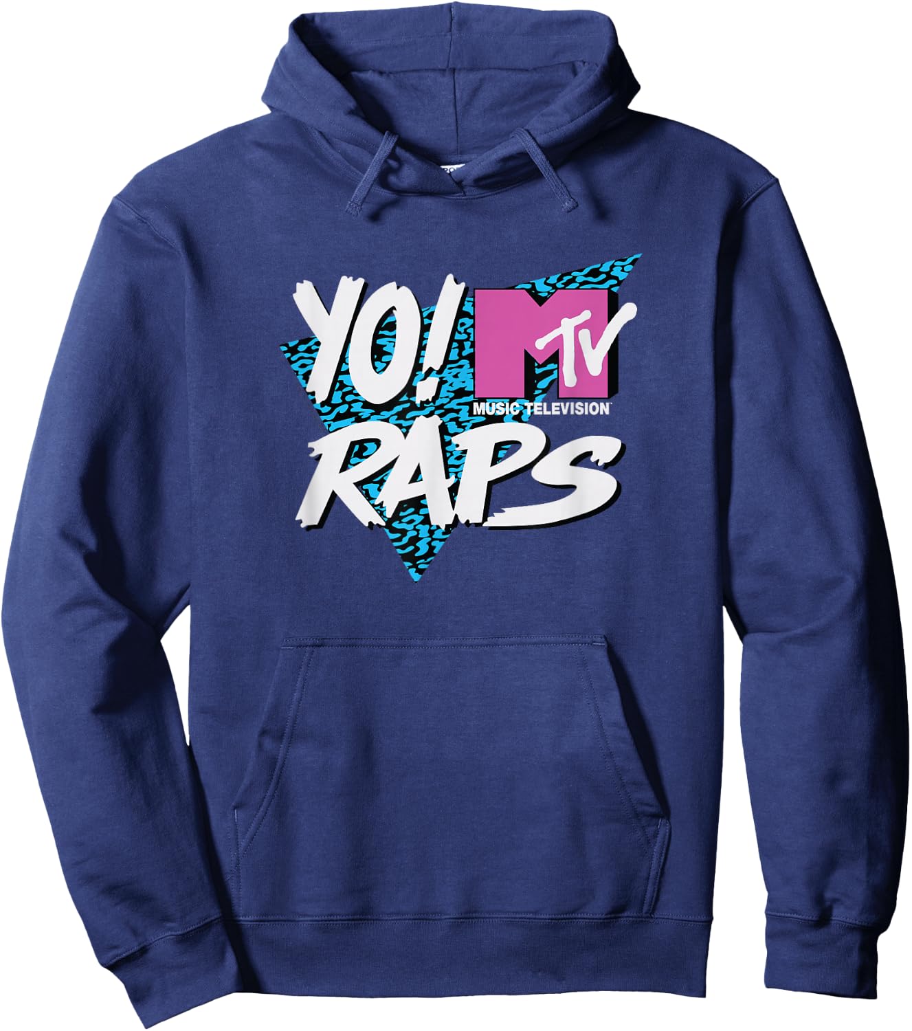 Yo! MTV Raps - MTV Raps Art Hoodie - Hoodie | Navy