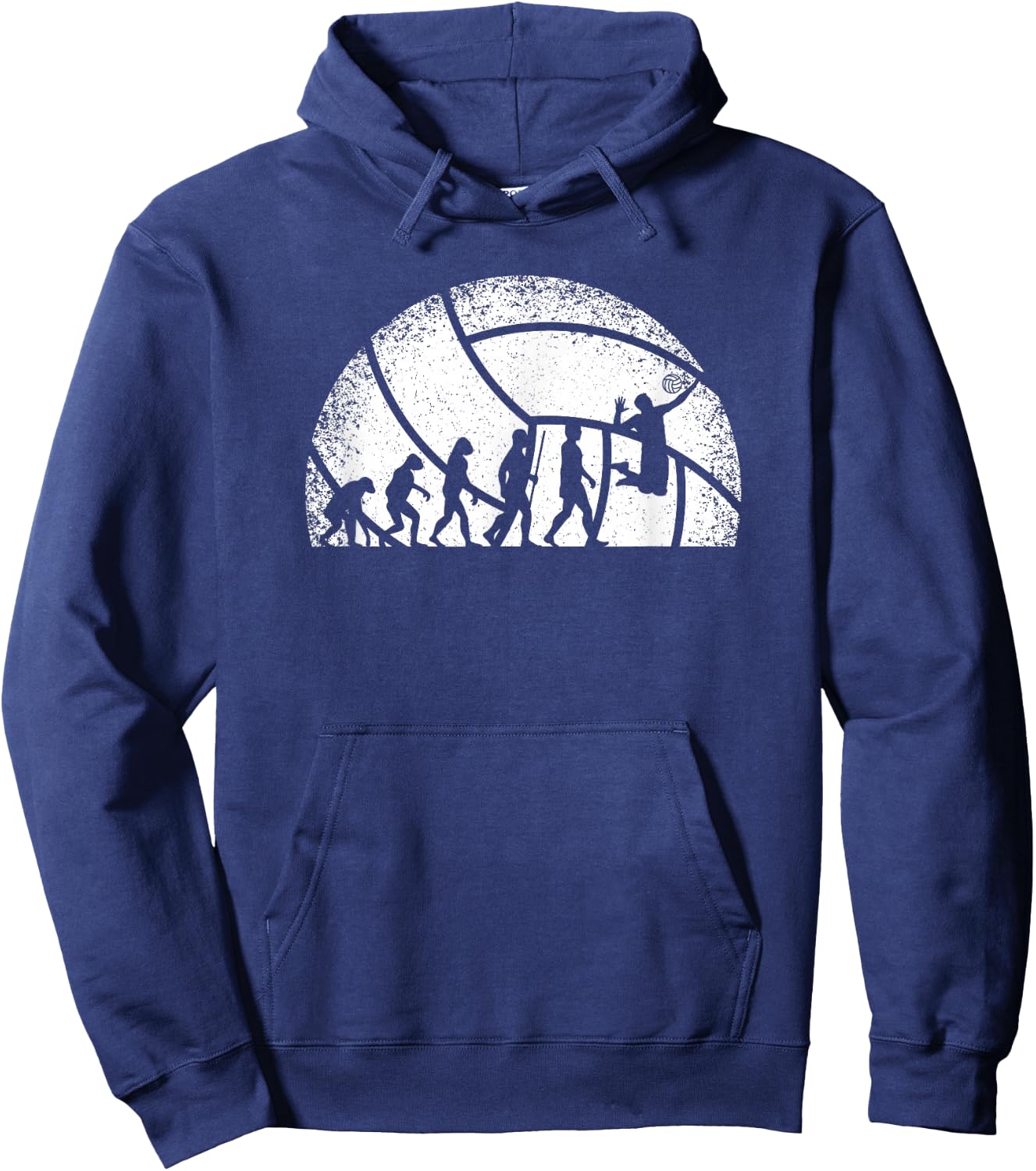 Volleyball Evolution Volleyball Player Women Men Boys Hoodie - Hoodie | Navy
