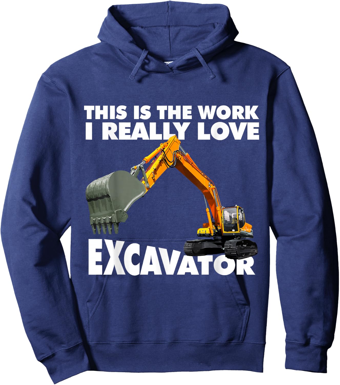 Excavator Hoodie - Hoodie | Navy
