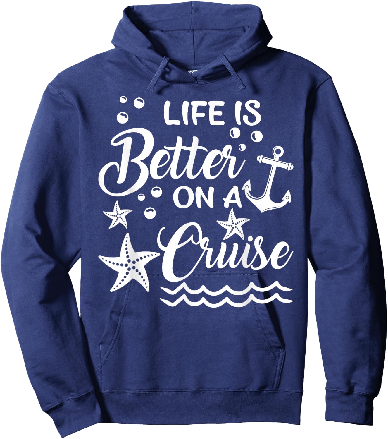 Life is Better On A Cruise Cruising Lover Cruiser Hoodie - Hoodie | Navy