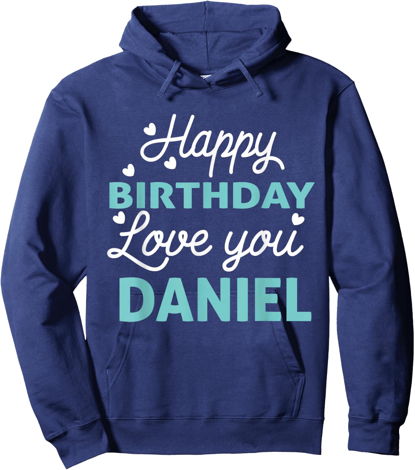 Daniel Birthday Shirt Happy Birthday Daniel Birthday Boy Men Hoodie - Hoodie | Navy