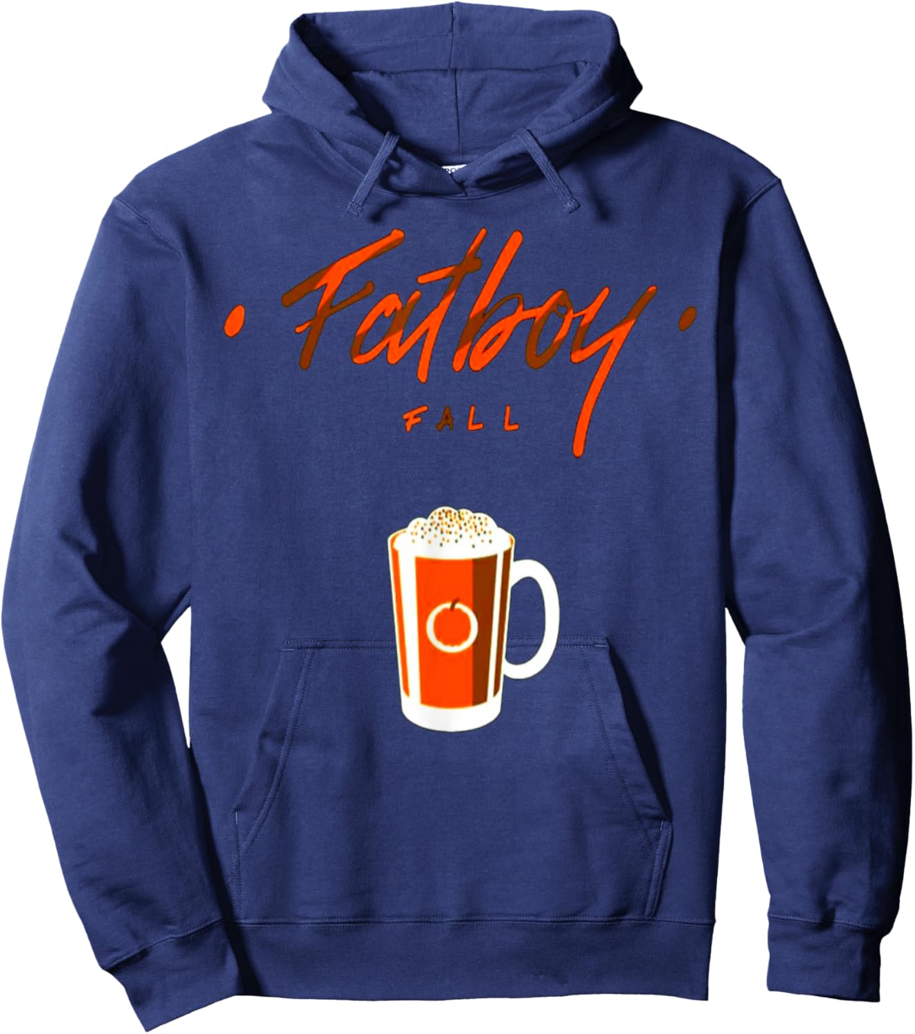 Fatboy Fall Gym Weightlifting Bodybuilding Fitness Workout Hoodie - Hoodie | Navy