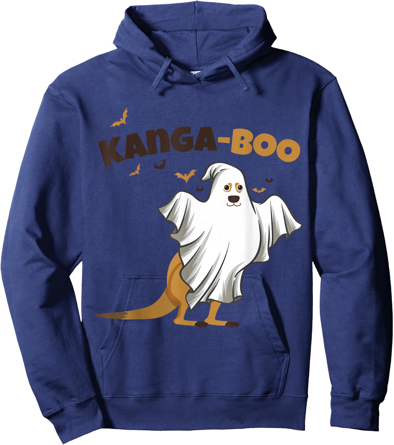 Kangaroo Lover Kanga boo animal Halloween kids Funny Ghost Hoodie - Hoodie | Navy