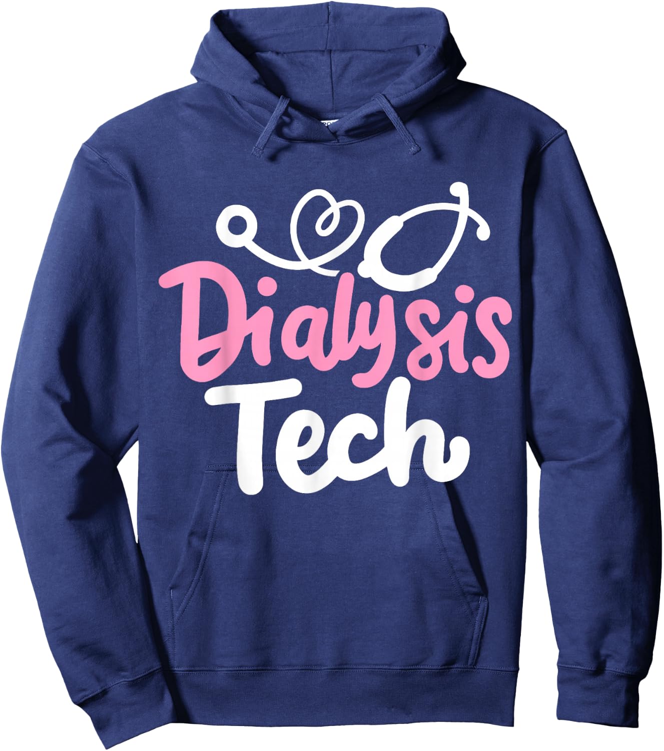 Dialysis Nurse Dialysis Tech Technician Nephrology Nurse Hoodie - Hoodie | Navy