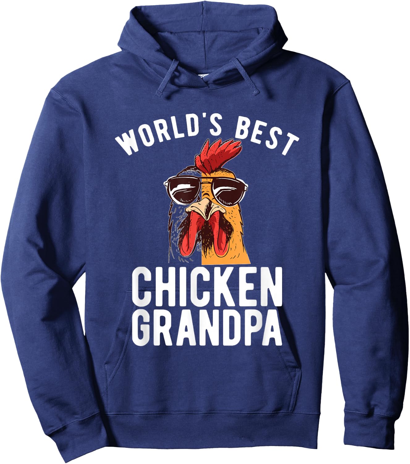 Worlds best Chicken Grandpa Hen Chicken Lover Hoodie - Hoodie | Navy
