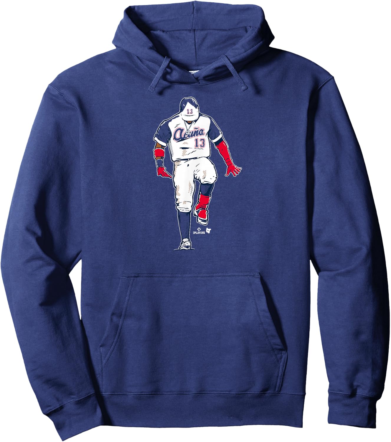 Ronald Acuña Jr. - The Silencer - Atlanta Baseball Hoodie - Hoodie | Navy