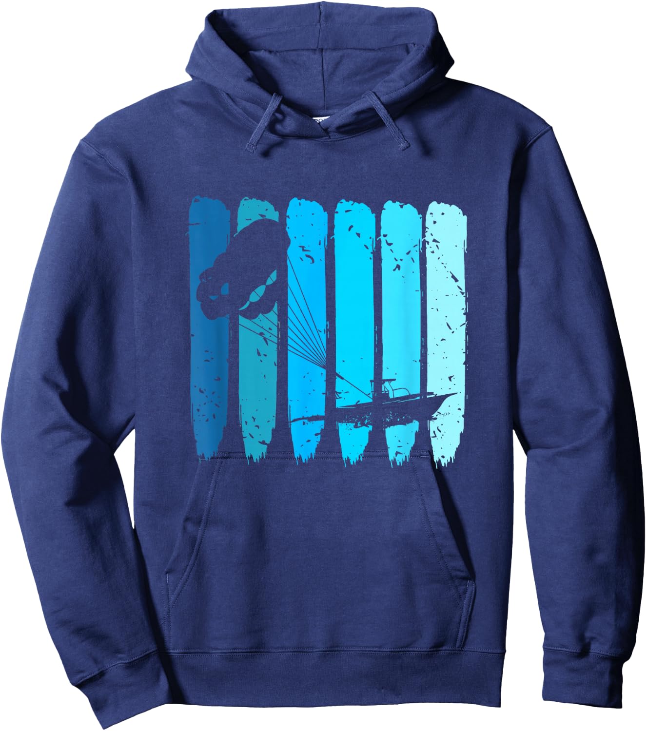 Retro Parasailing Parakiter Parakiting Parasail Parasailer Hoodie - Hoodie | Navy