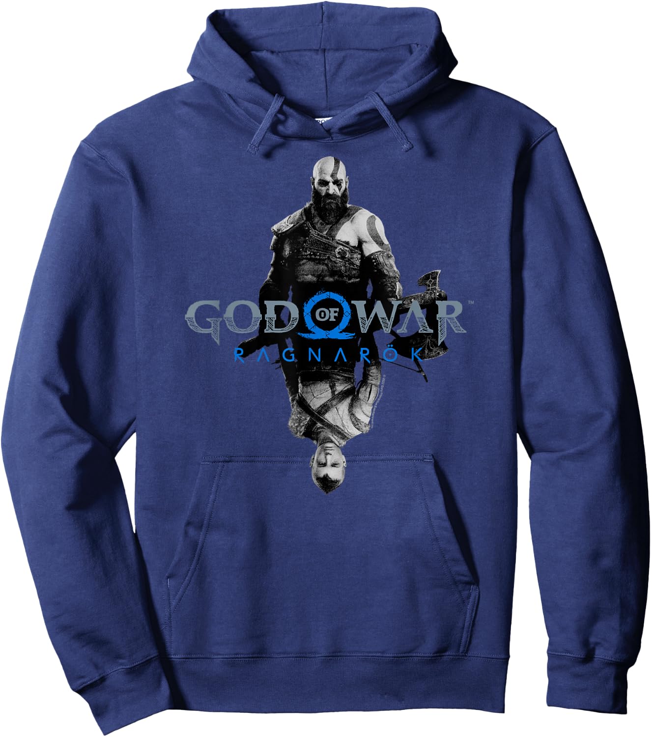 God of War: Ragnarok Kratos and Atreus Hoodie - Hoodie | Navy