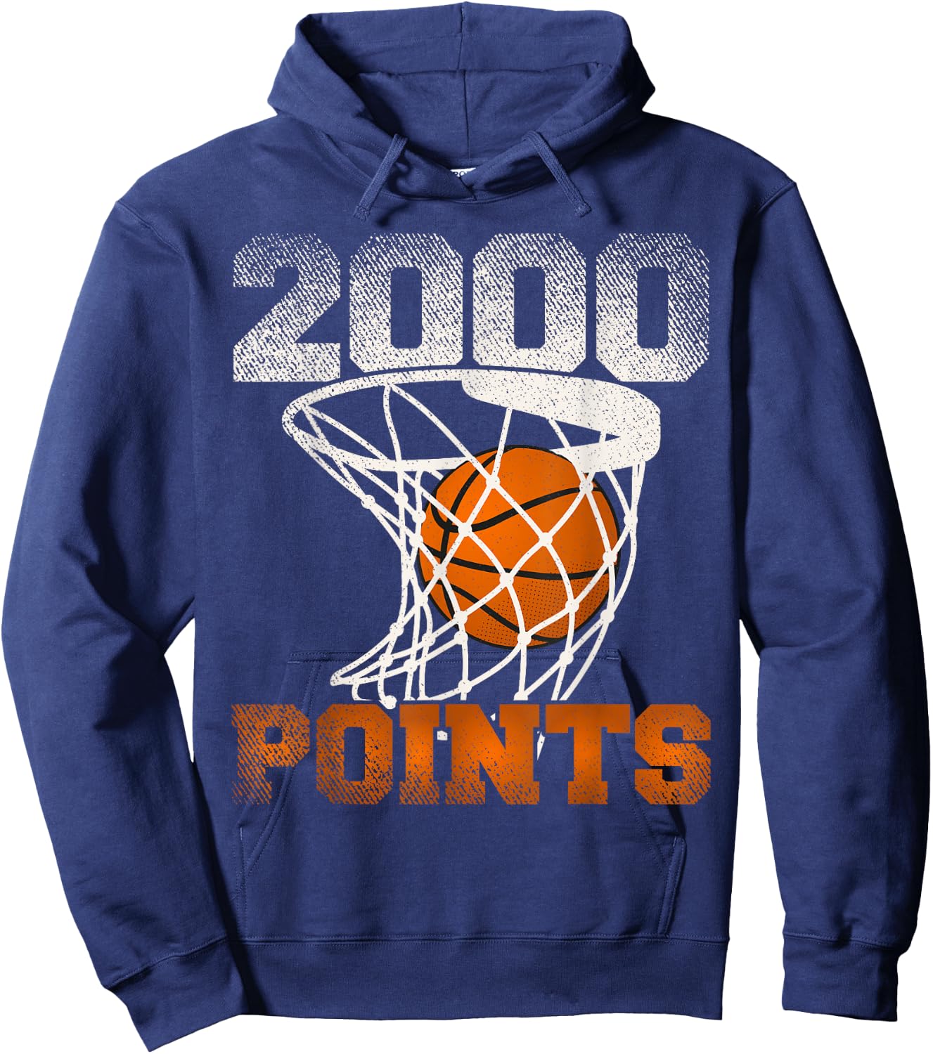 2000 Points Basketball For Your Favorite Basketball Player Hoodie - Hoodie | Navy
