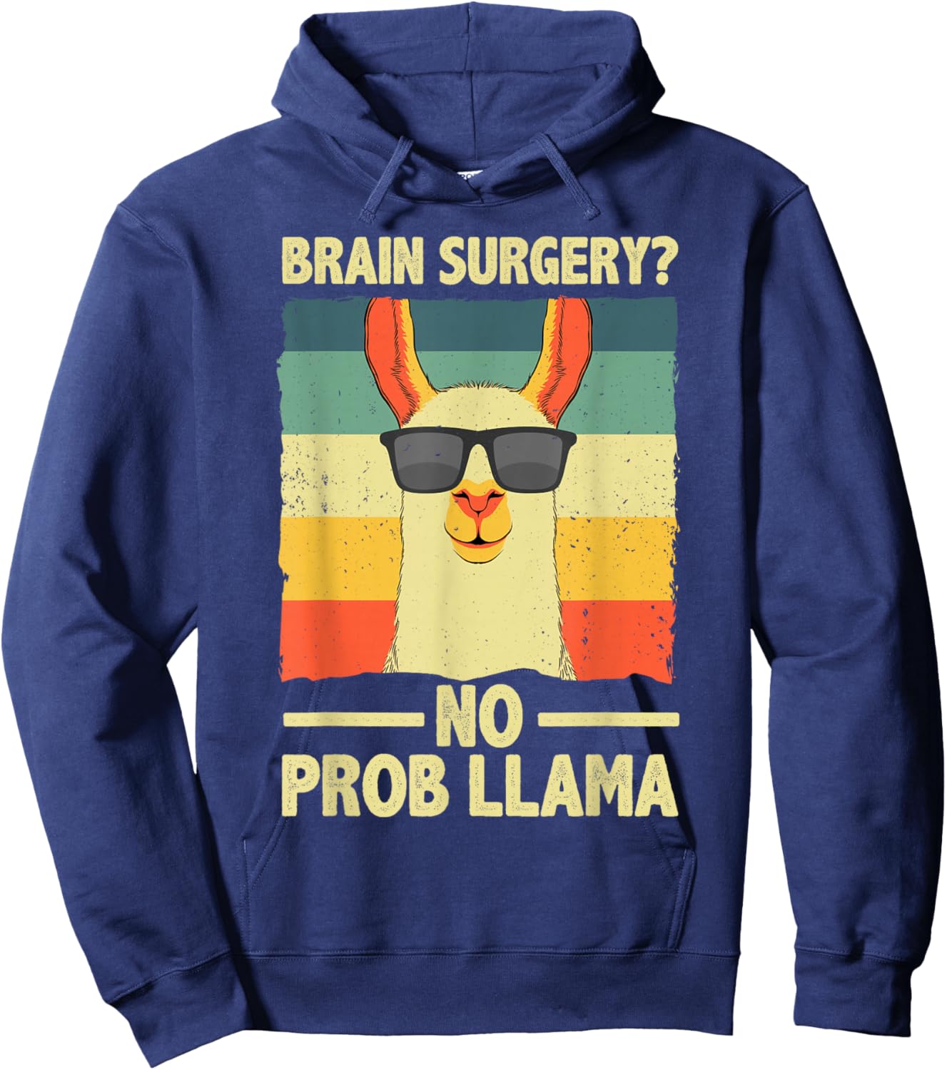Cute Brain Surgery Women Kids Get Well Soon Recovery Hoodie - Hoodie | Navy