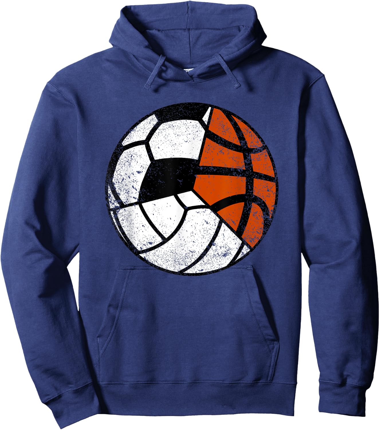Volleyball Soccer Basketball Player Funny Ball Sport Hoodie - Hoodie | Navy