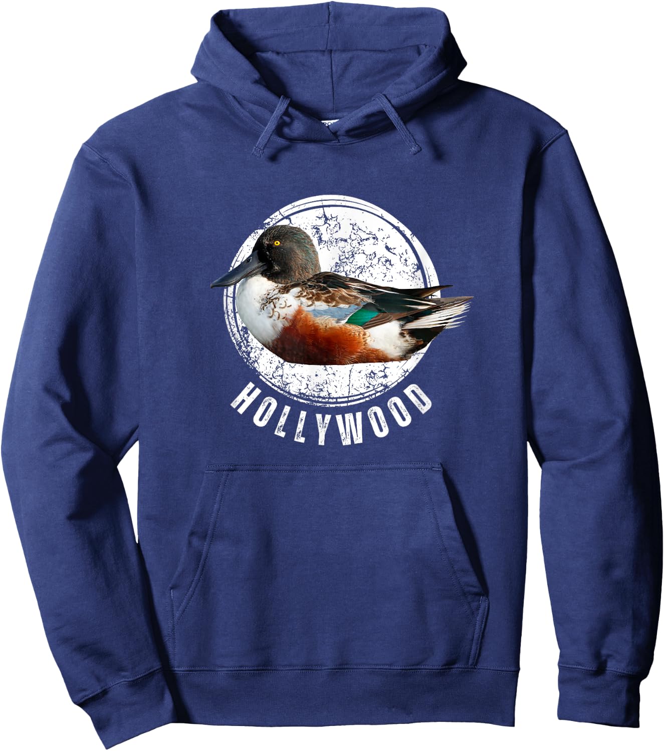 Duck Hunting Shirt Shoveler Hollywood Spoonie Mallard Hoodie - Hoodie | Navy