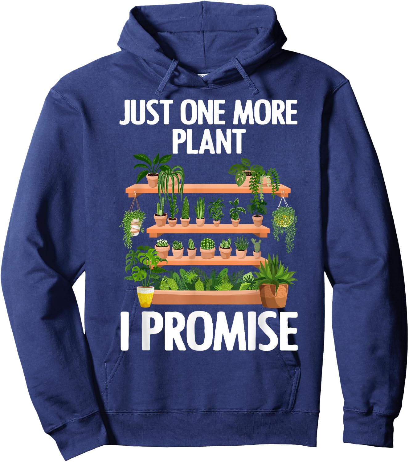 Cute Plant Design Women Garden Gardener Plant Lover Small Hoodie - Hoodie | Navy