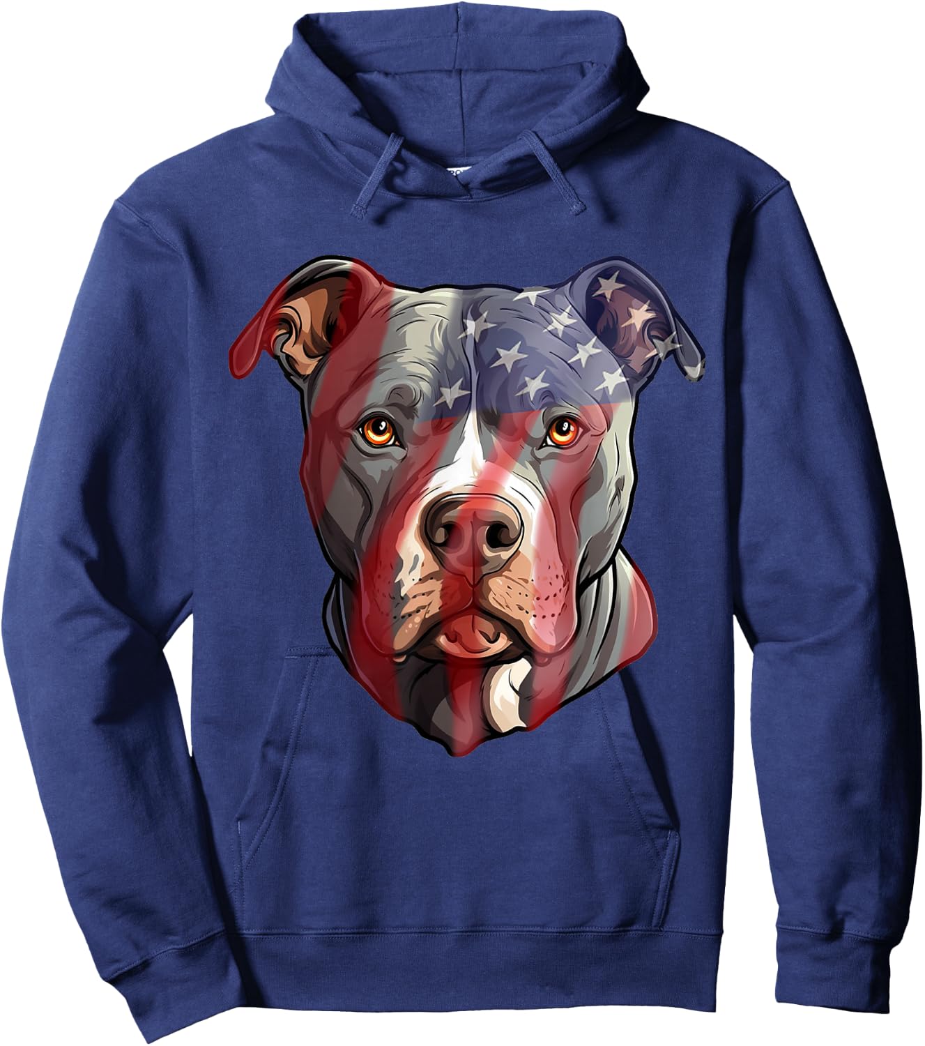 Pit-Bull Terrier Breeder Pittie Dog USA American Pitbull Hoodie - Hoodie | Navy