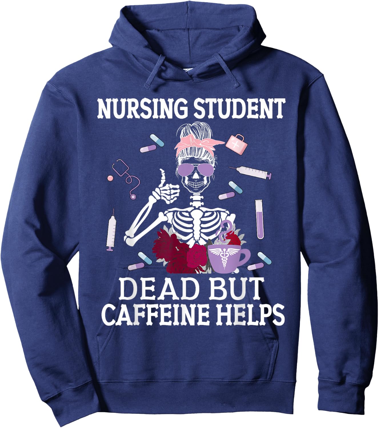 Nursing Student Future Nurse In Progress Hoodie - Hoodie | Navy